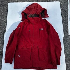 The North Face Recco Avalanche Rescue System Ski Hooded Jacket Men's XL/TG Red